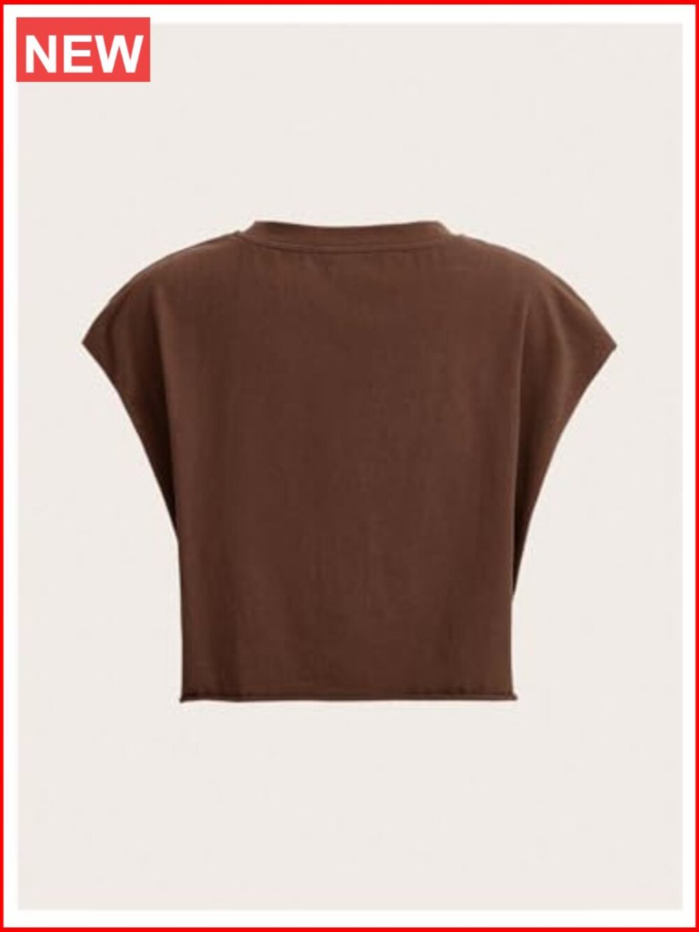 Graphic Print Cap Sleeve Crop Top Tee - Picture 2 of 4